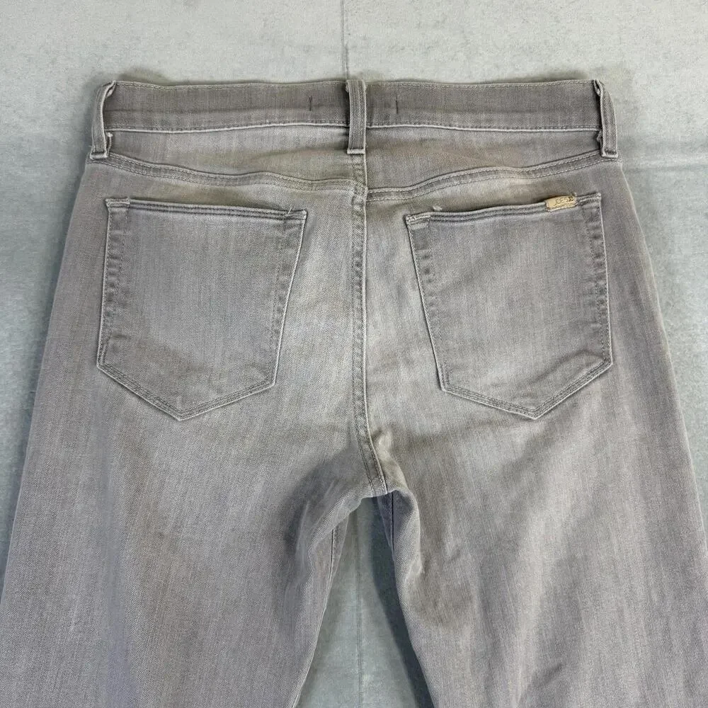Joes Jeans The Brixton Mens 30 Gray Light Wash Straight Narrow Stretch Denim